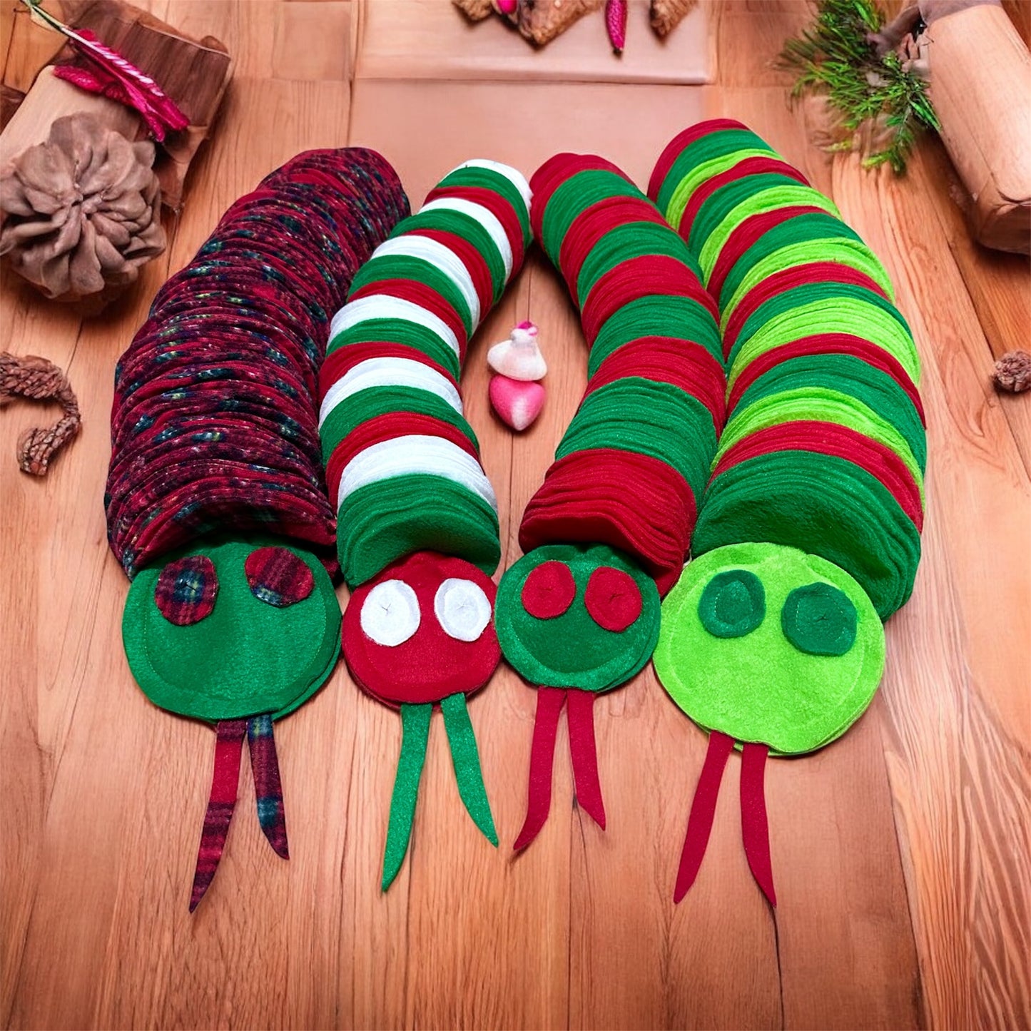 Festive Snuffle Snakes 3 Sizes Available(Free Postage)