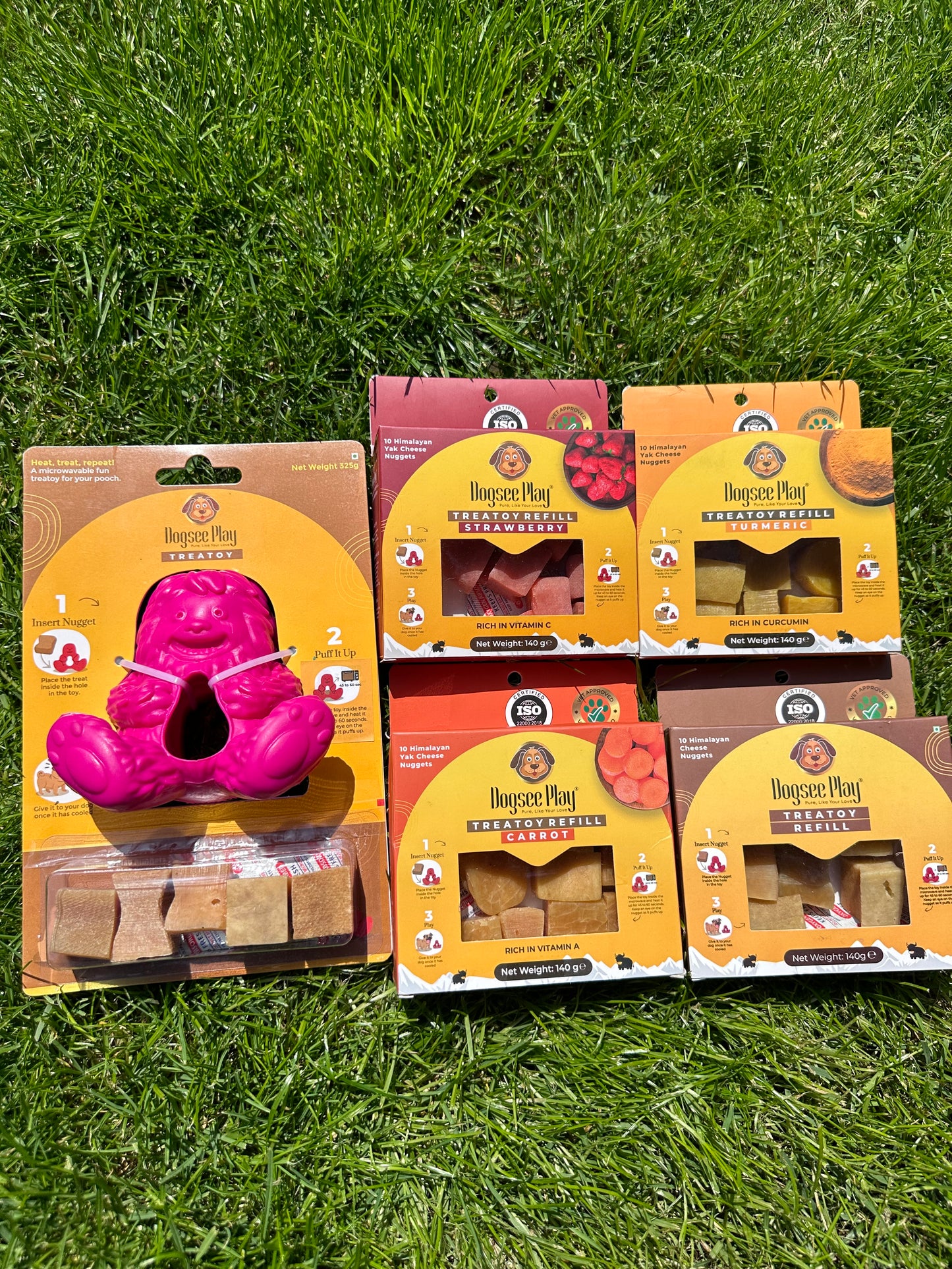 Dogsee Yeti Treat Toy, 3 colours available (Free Postage)