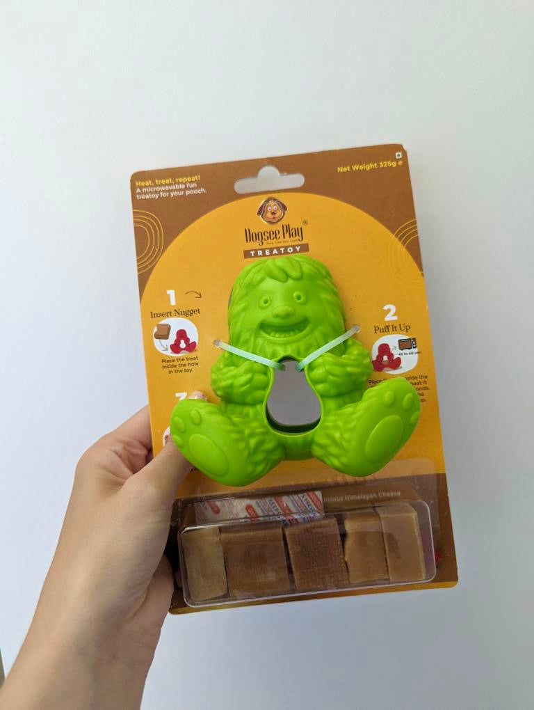 Dogsee Yeti Treat Toy, 3 colours available (Free Postage)