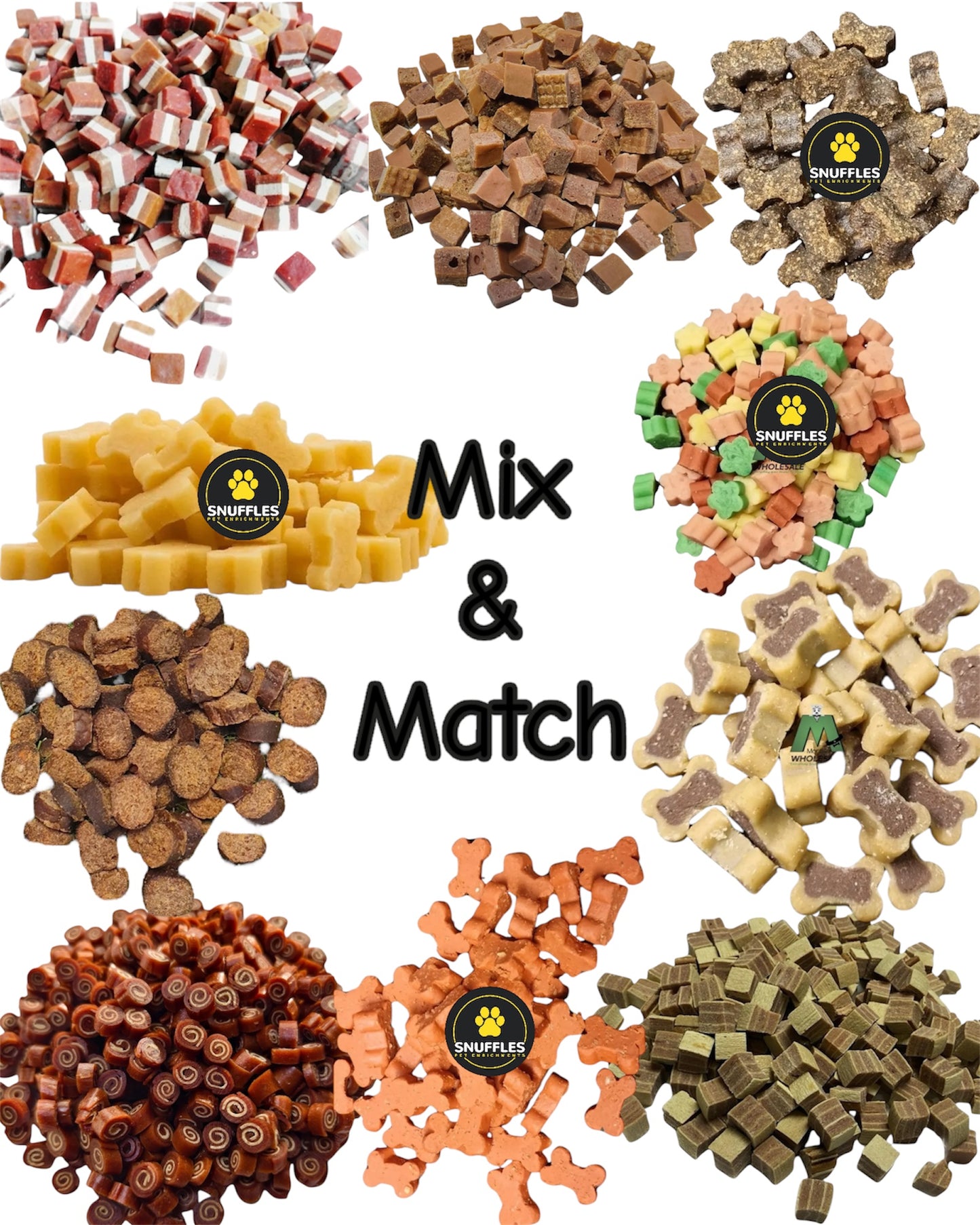 Mix And Match 3 Treat Bags ( Free Postage)