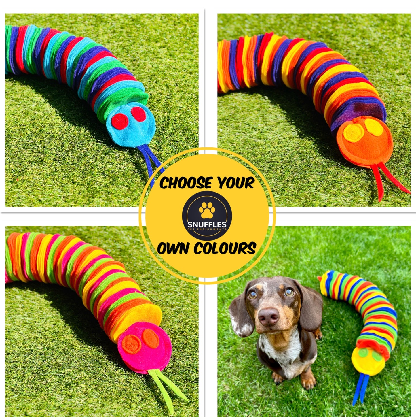 Custom Coloured Small Snuffle Snake (Free Postage)