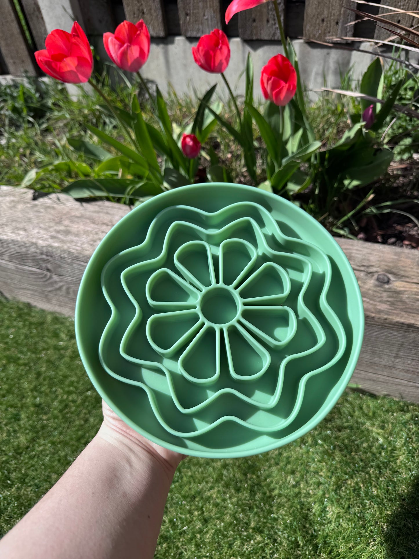 Flower Power Enrichment Bowl (Free Postage)