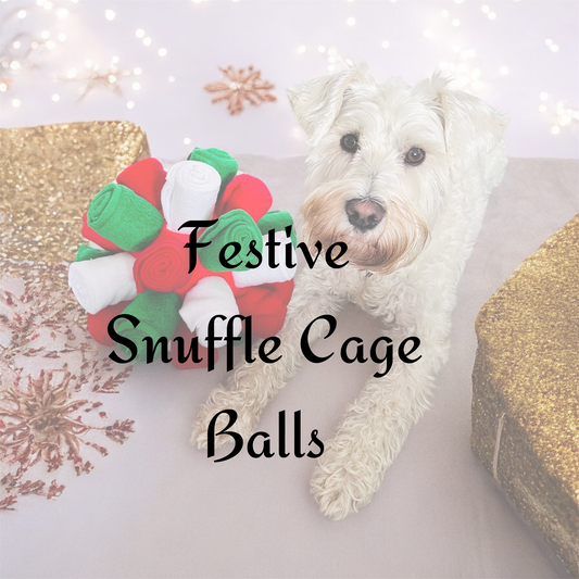 Festive Snuffle Cage Balls (Free Postage)