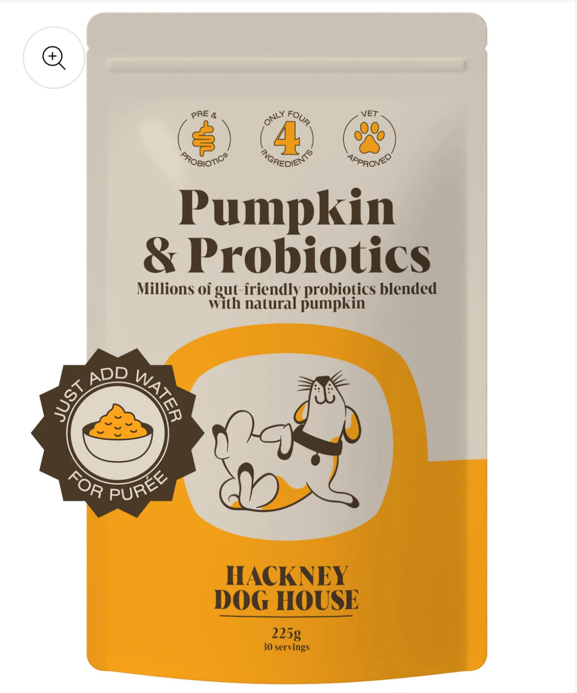 Hackney Dog House Pumpkin & Probiotics For Dogs (Free Postage)