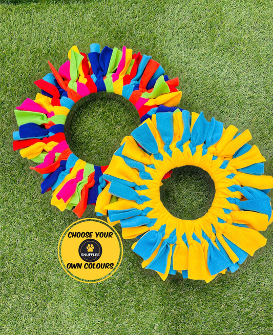 Custom Coloured Fleece Frisbees (Free Postage)