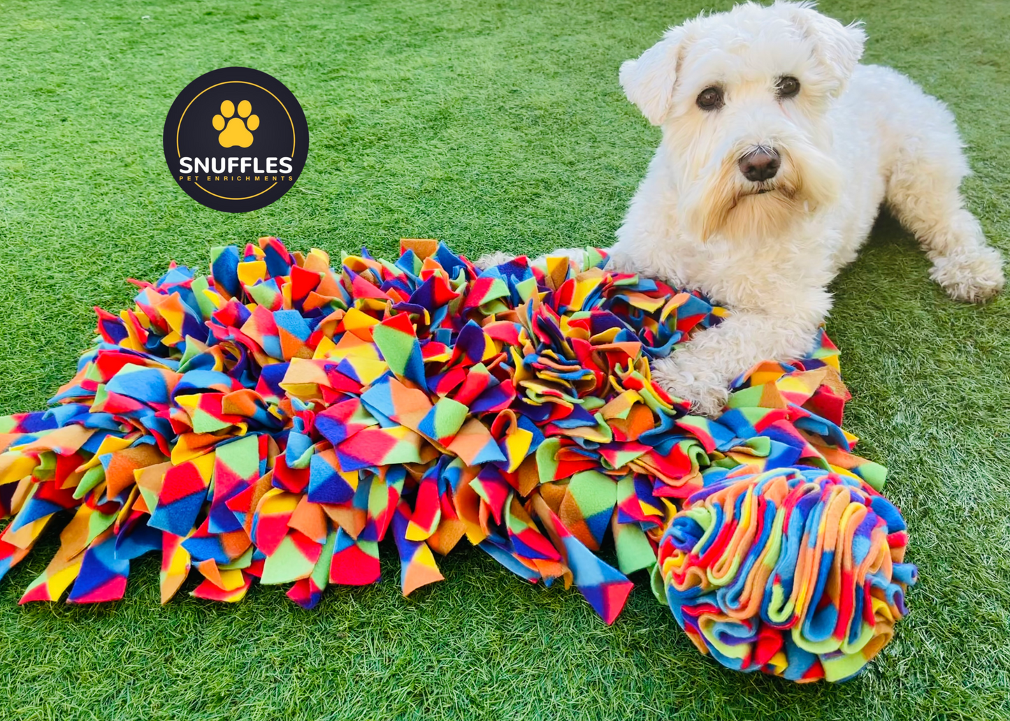 Large Snuffle Mat And Medium Snuffle Ball Set For Dogs, Available In 10 Colour Options