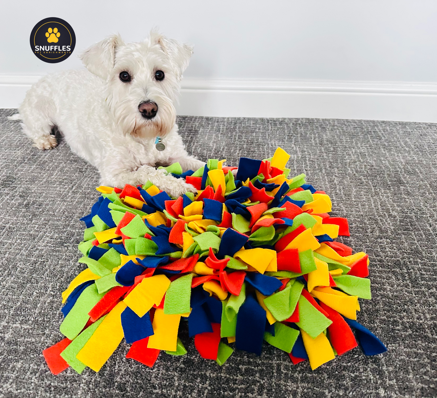 Medium Multicoloured Snuffle Mat For Dogs And Small Pets, 4 Colour Options Available