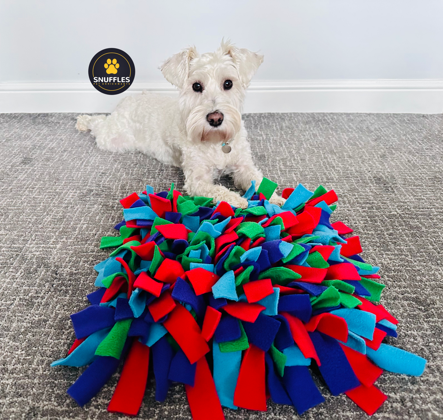 Medium Multicoloured Snuffle Mat For Dogs And Small Pets, 4 Colour Options Available
