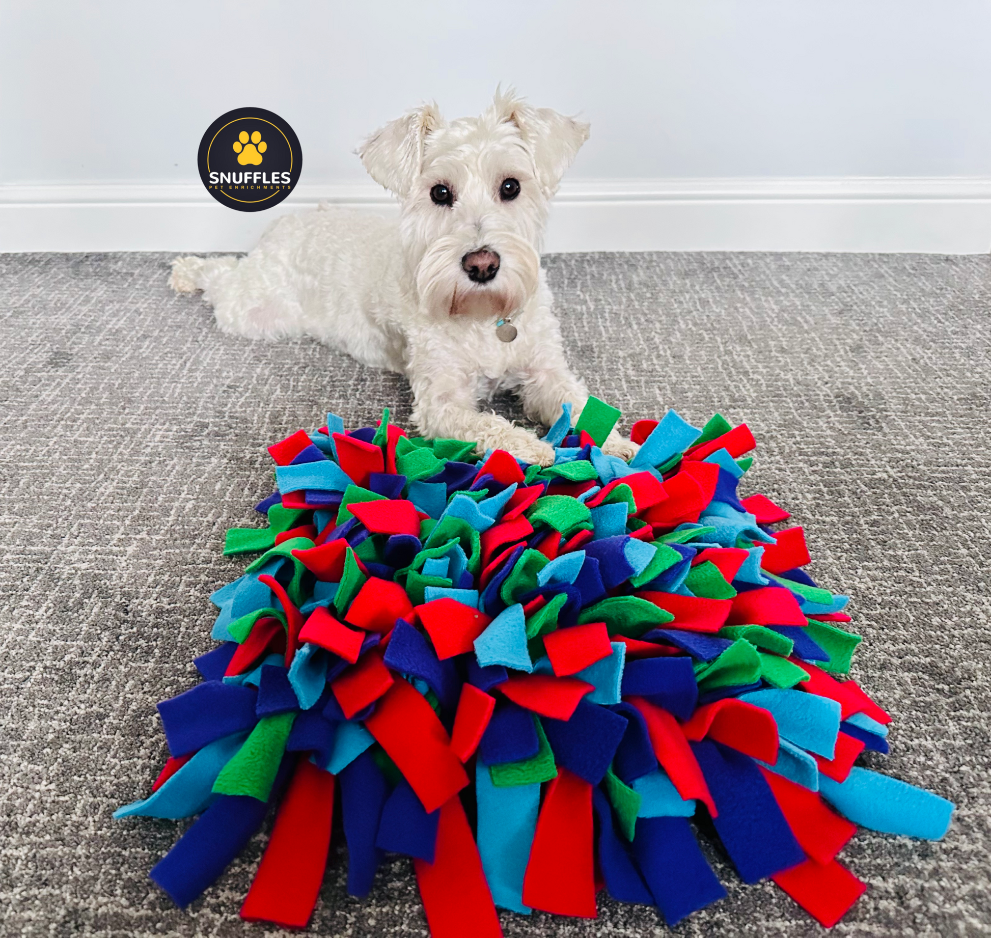 Medium Multicoloured Snuffle Mat For Dogs And Small Pets, 4 Colour Options Available