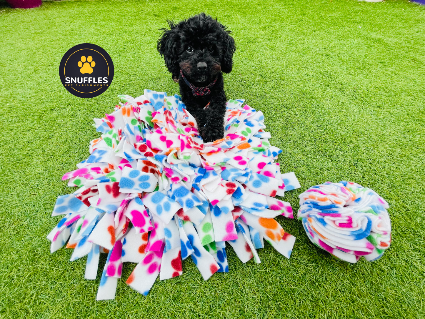 Medium Snuffle Mat And Small Snuffle Ball Set For Dogs And Small Pets, 10 Colour Options Available