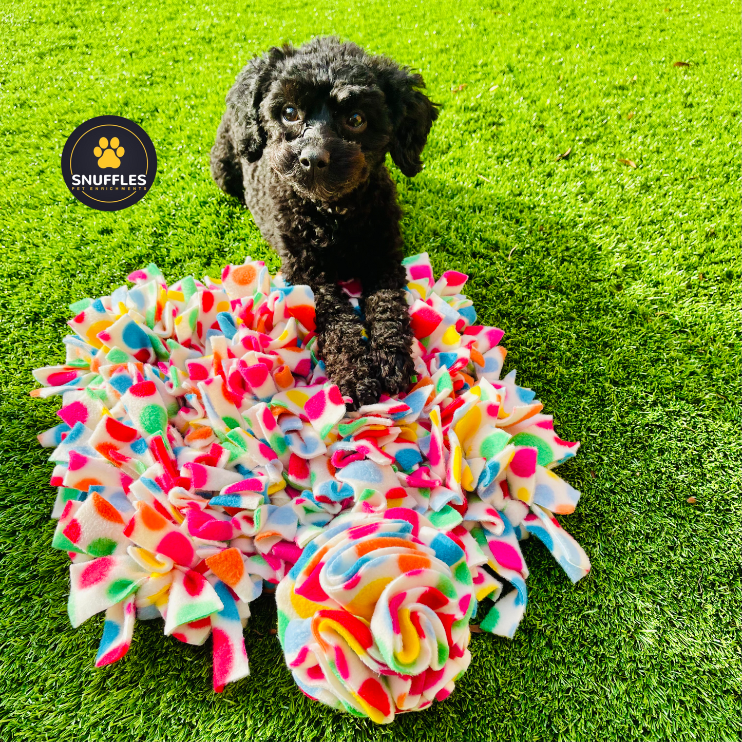 Medium Snuffle Mat And Small Snuffle Ball Set For Dogs And Small Pets, 10 Colour Options Available
