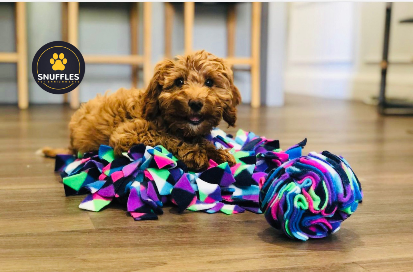 Medium Snuffle Mat And Small Snuffle Ball Set For Dogs And Small Pets, 10 Colour Options Available