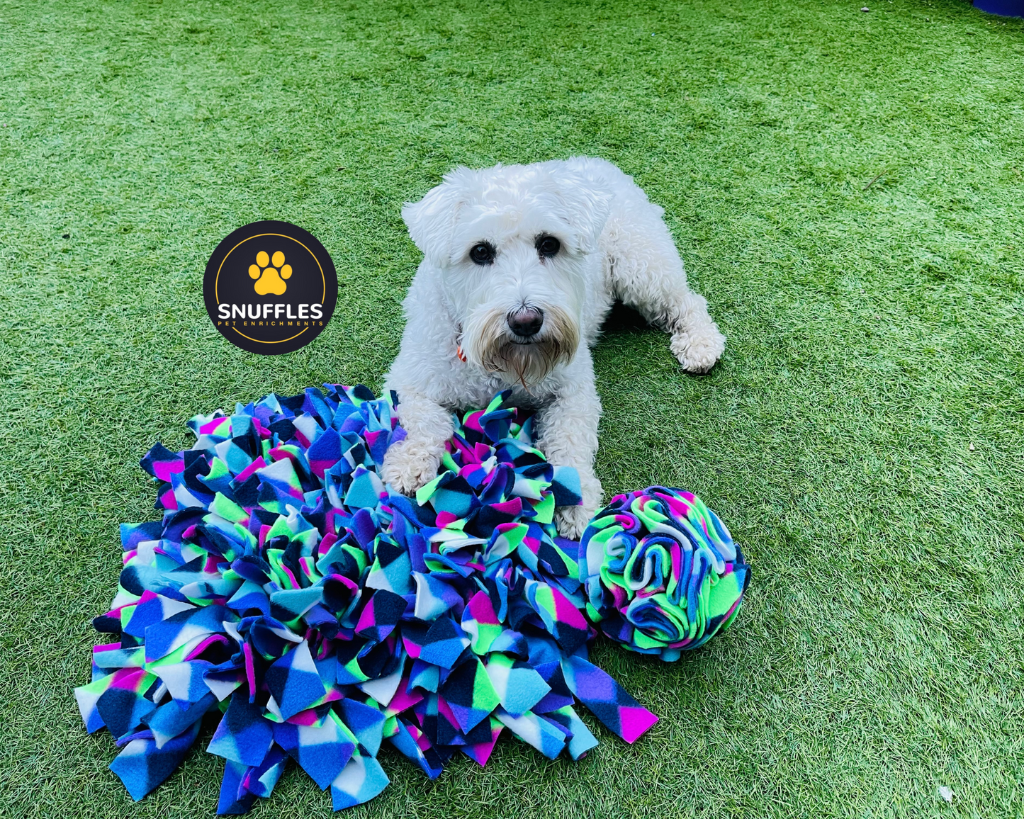 Medium Snuffle Mat And Medium Snuffle Ball Set For Dogs, Available In 10 Colour Option