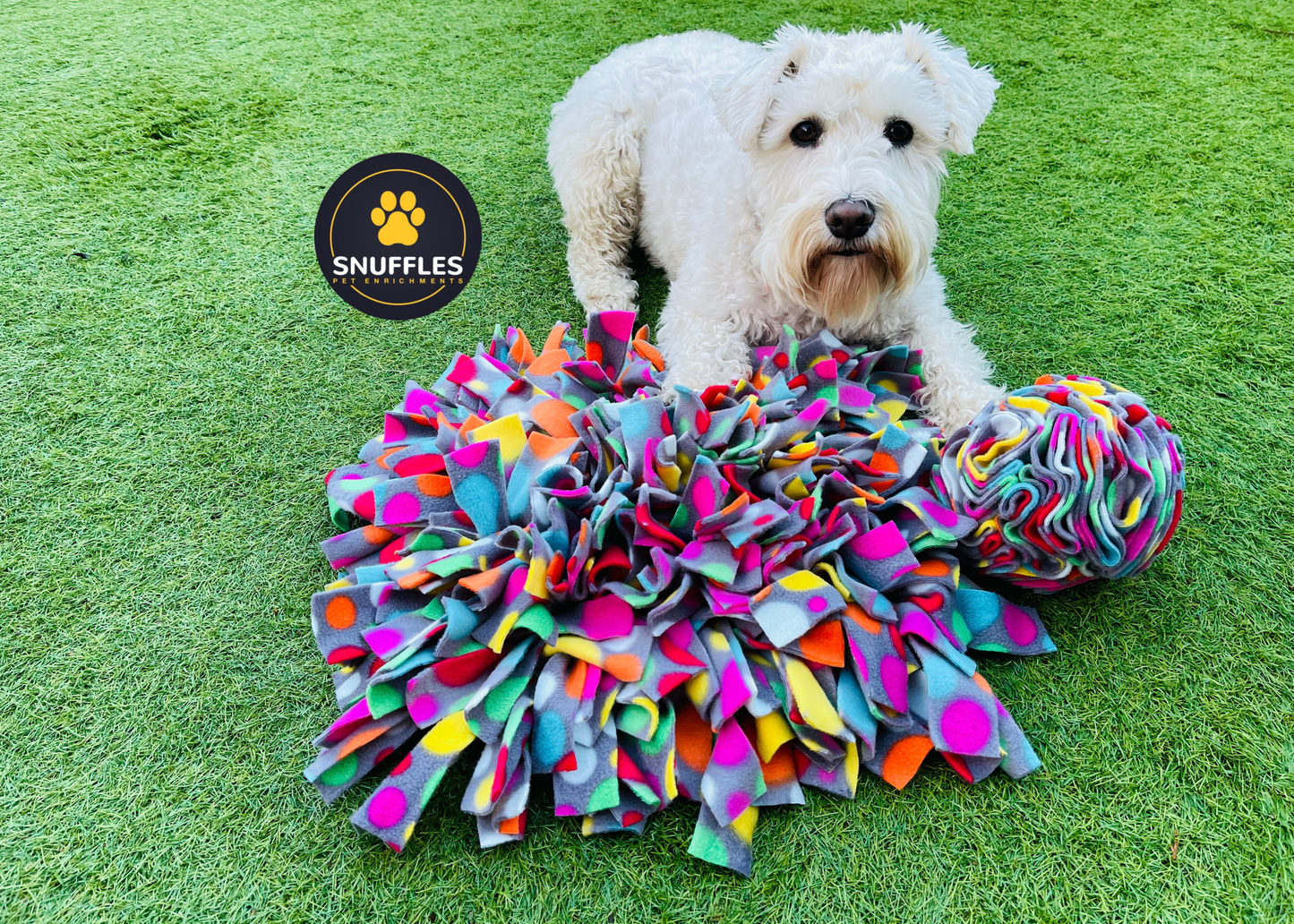 Medium Snuffle Mat And Medium Snuffle Ball Set For Dogs, Available In 10 Colour Option