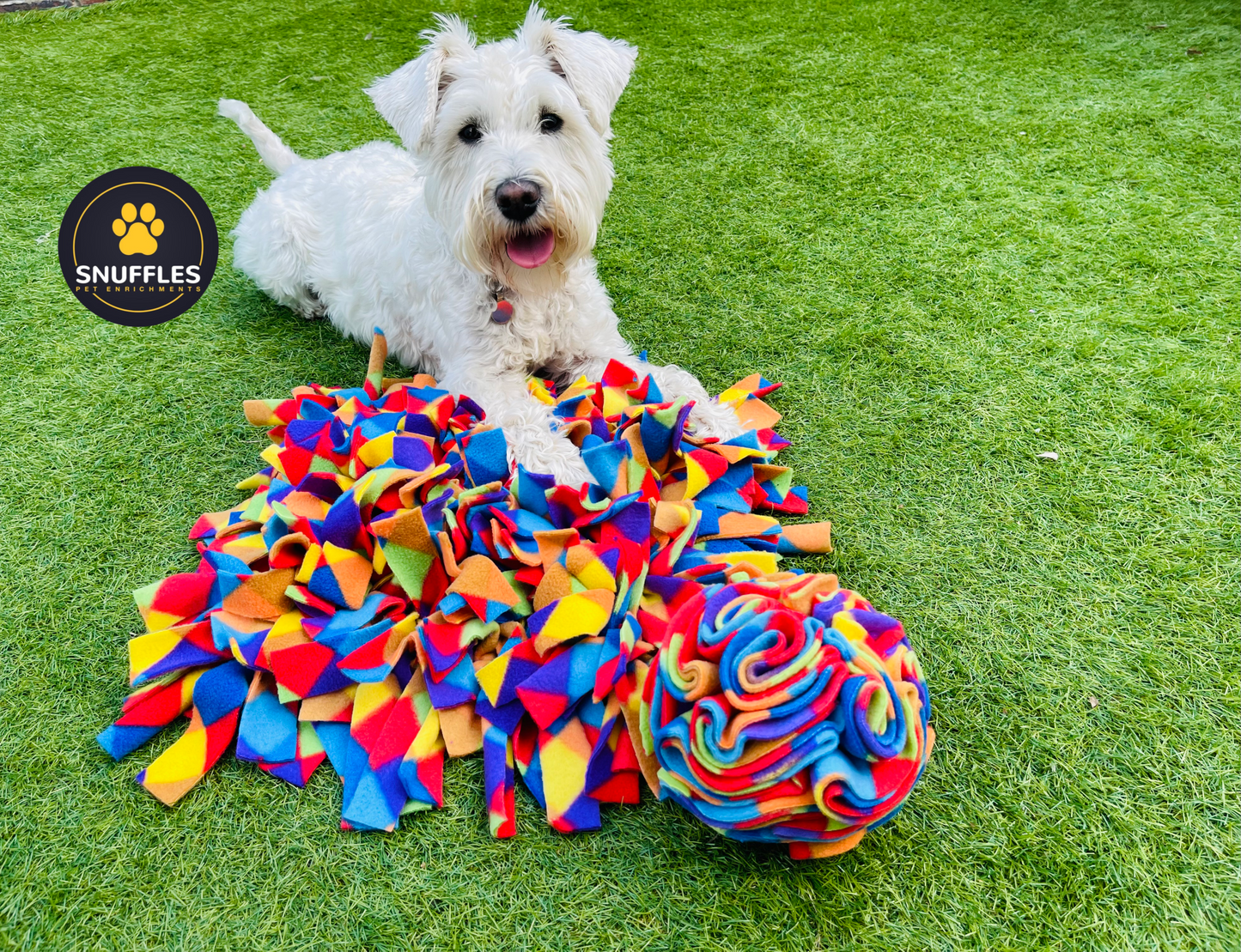 Medium Snuffle Mat And Medium Snuffle Ball Set For Dogs, Available In 10 Colour Option