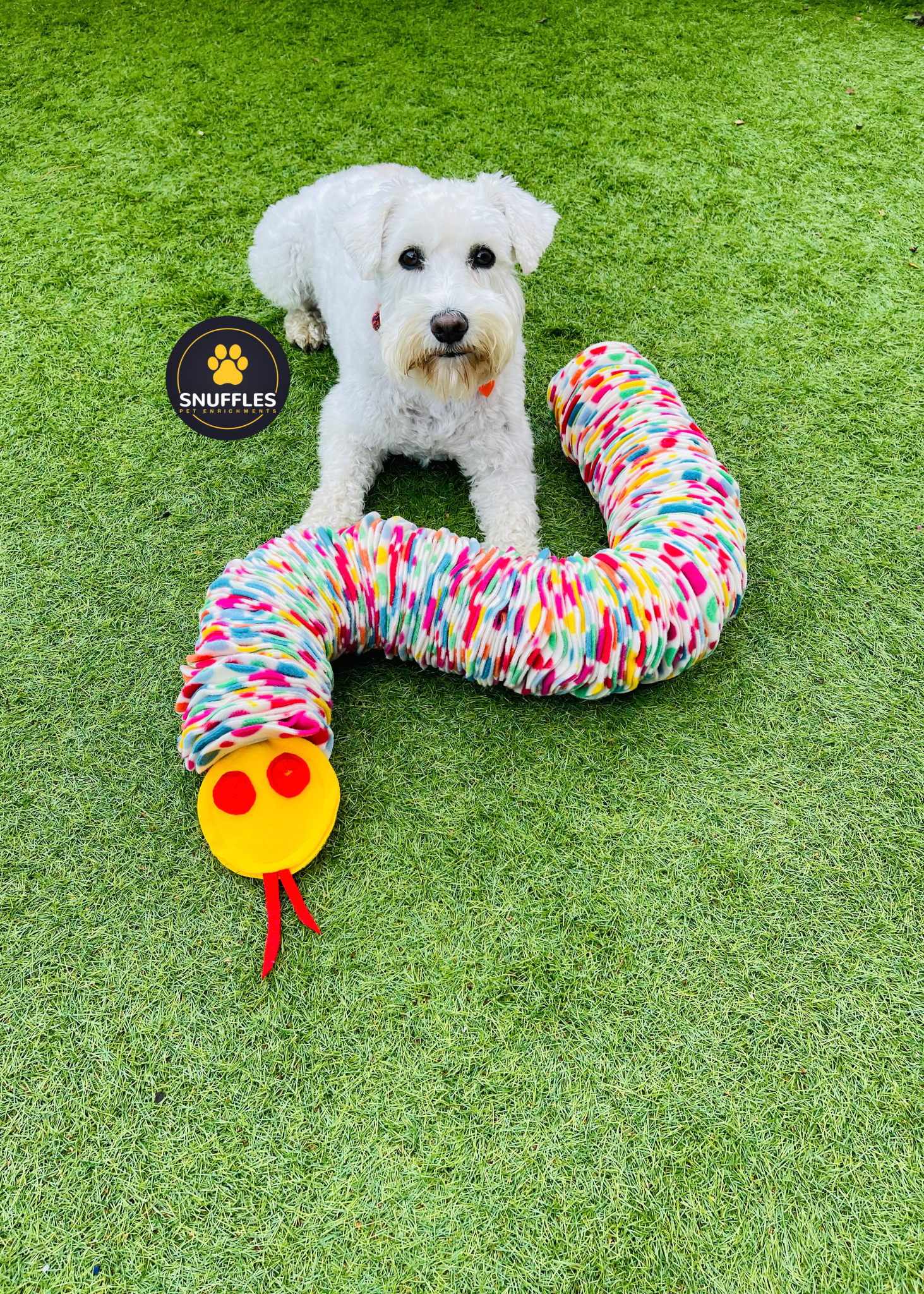 The Metre Long Snuffle Snake For Dogs, Available In 10 Colour Options