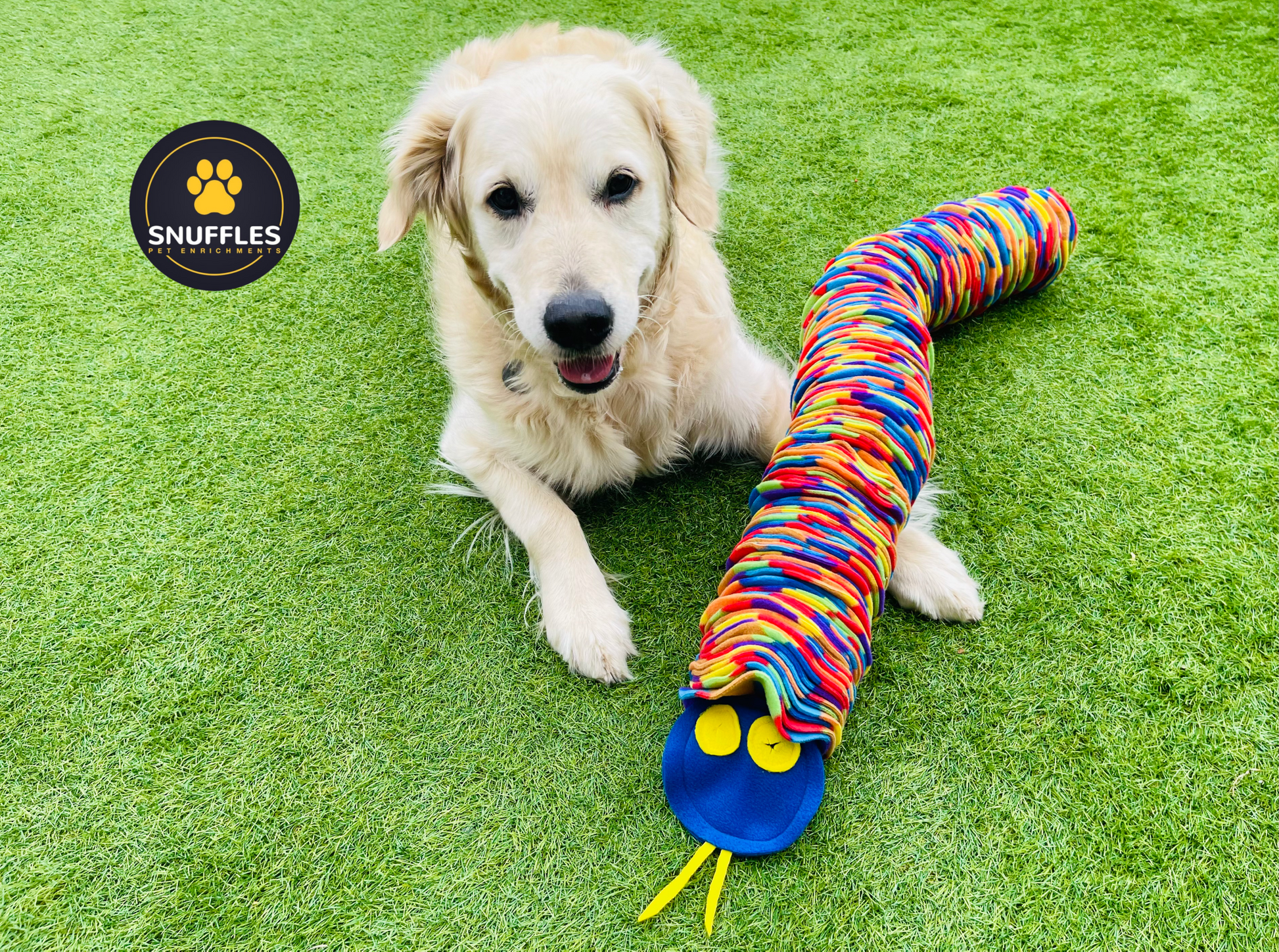 The Metre Long Snuffle Snake For Dogs, Available In 10 Colour Options