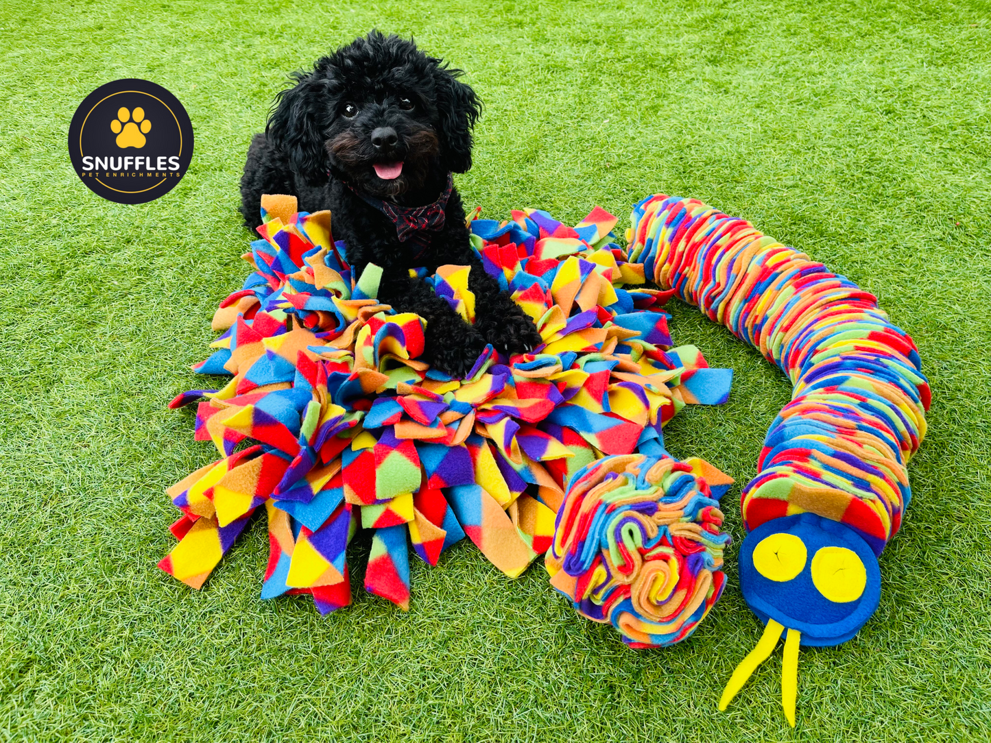 Small 3 in 1 Matching Set For Dogs And Pets, Snuffle Mat, Snuffle Ball, Snuffle Snake,