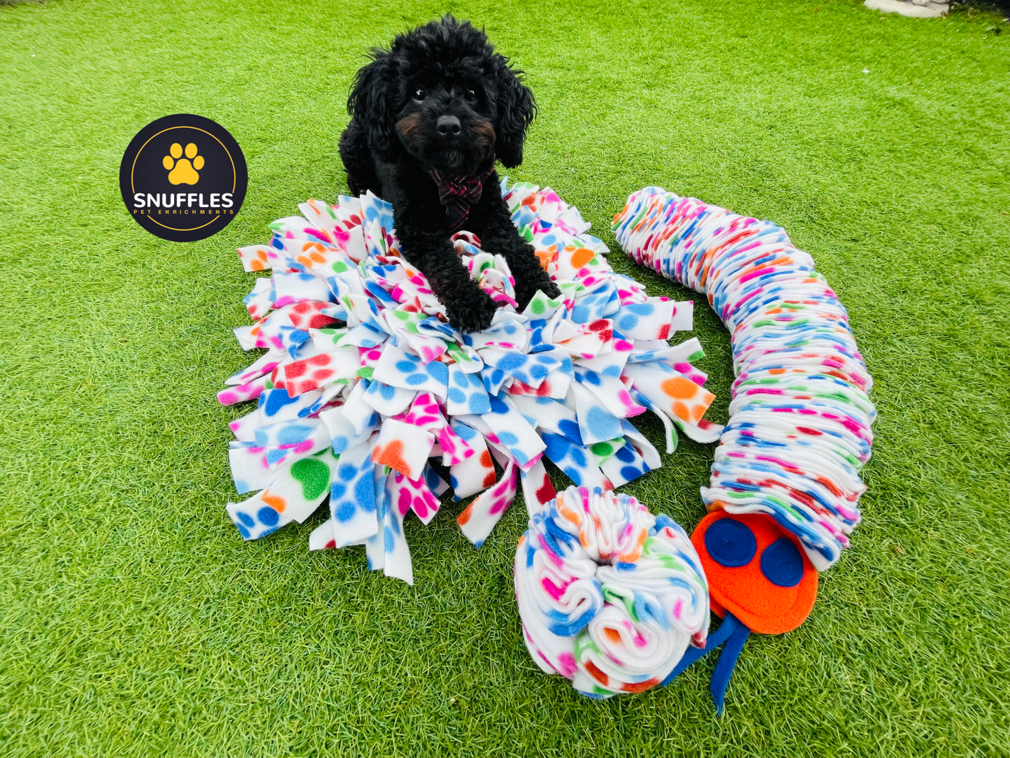 Small 3 in 1 Matching Set For Dogs And Pets, Snuffle Mat, Snuffle Ball, Snuffle Snake,