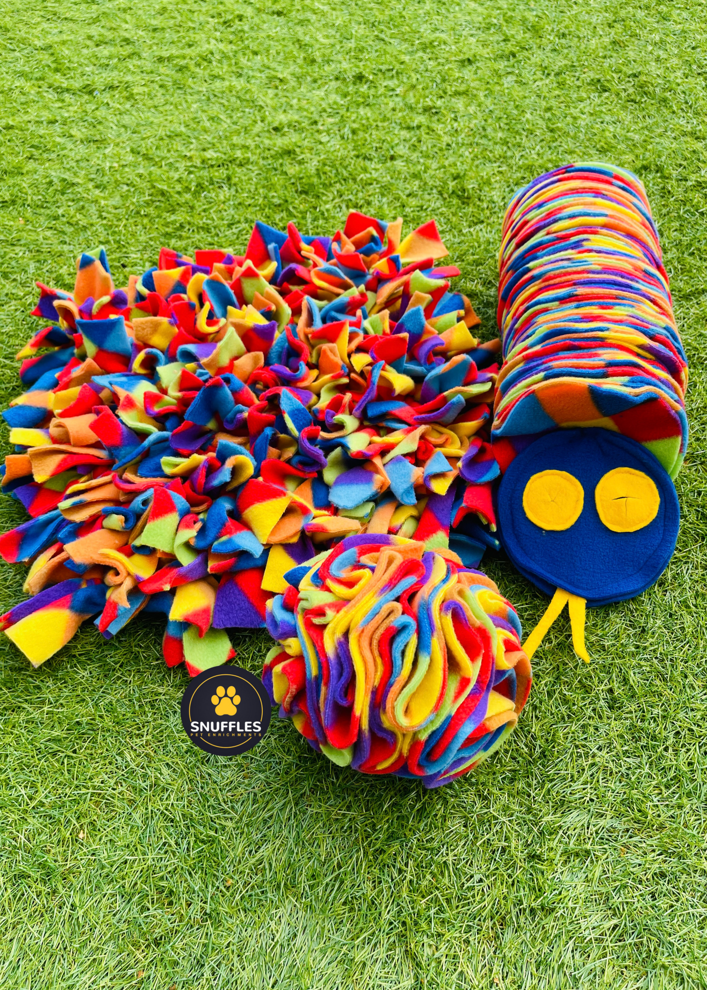 Medium 3 in 1 Matching Set For Dogs, Snuffle Mat, Snuffle Ball, Snuffle Snake,