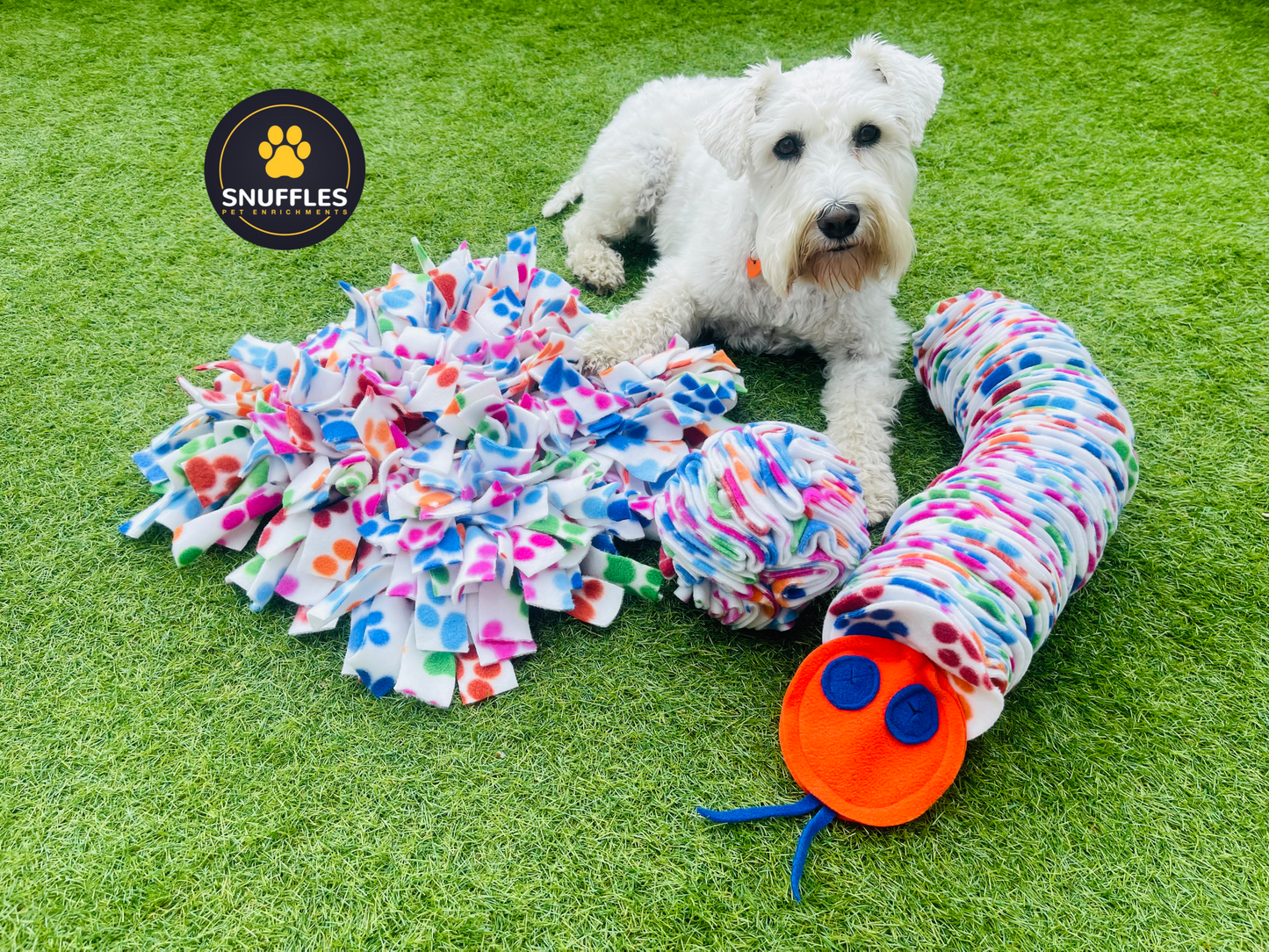 Medium 3 in 1 Matching Set For Dogs, Snuffle Mat, Snuffle Ball, Snuffle Snake,