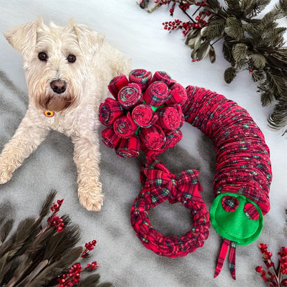 Festive 3 in 1 - Snake/Wreath Tug /Cage Ball Enrichment Sets  (Free Postage)