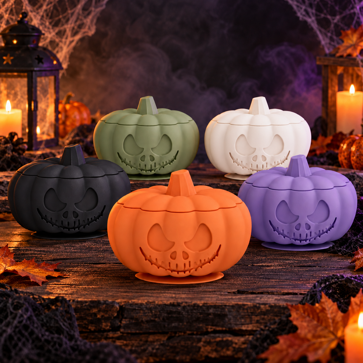 Pumpkin Enrichment Slow Feeder Bowl