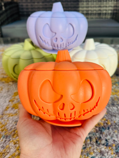 Pumpkin Enrichment Slow Feeder Bowl