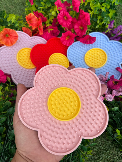 Mini Flower Lick Mat  (Free Postage)