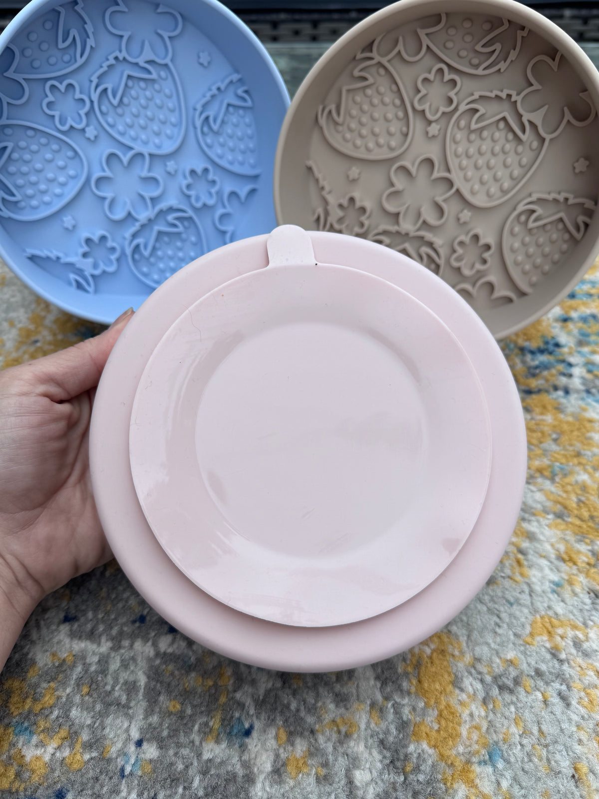 Strawberry Delight Slow Feeder Bowl
