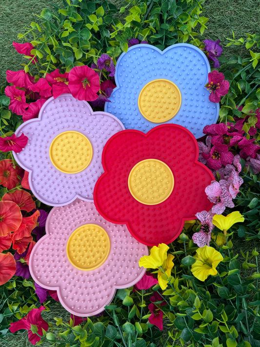 Mini Flower Lick Mat  (Free Postage)