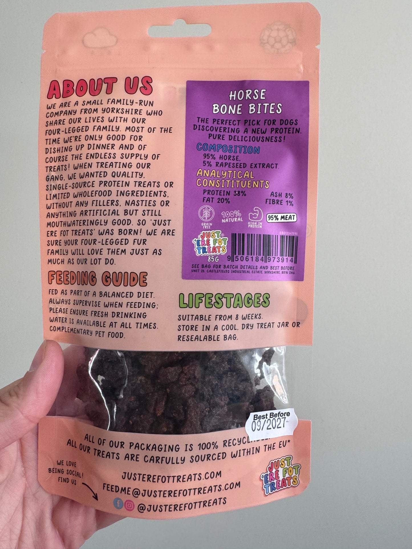 Just Ere Fot Treats - Bone Bites