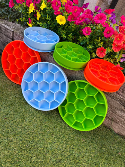 Hexa Puzzle Feeder Bowl,2 Sizes Available (Free Postage)