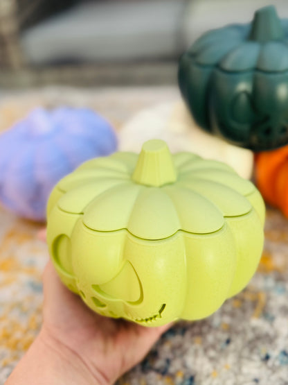 Pumpkin Enrichment Slow Feeder Bowl