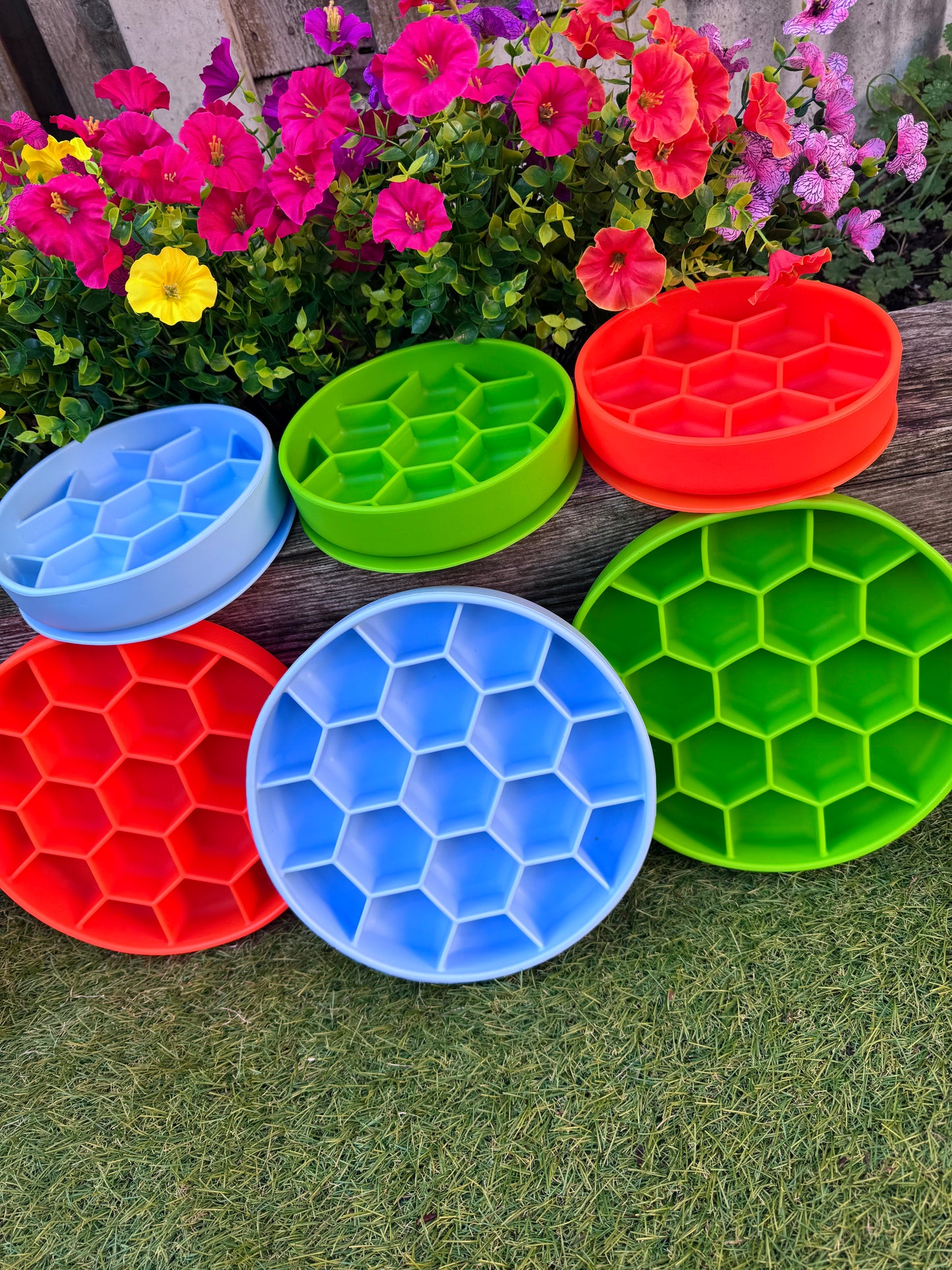 Hexa Puzzle Feeder Bowl,2 Sizes Available (Free Postage)