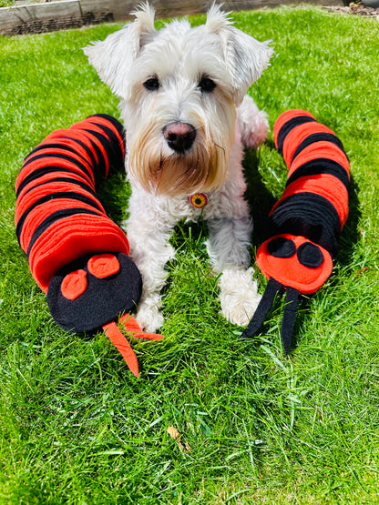 Schnauzerfest Snuffle Snake, Available in 2 styles and 3 sizes ( 15% of this order will be donated to the Schnauzerfest charity)