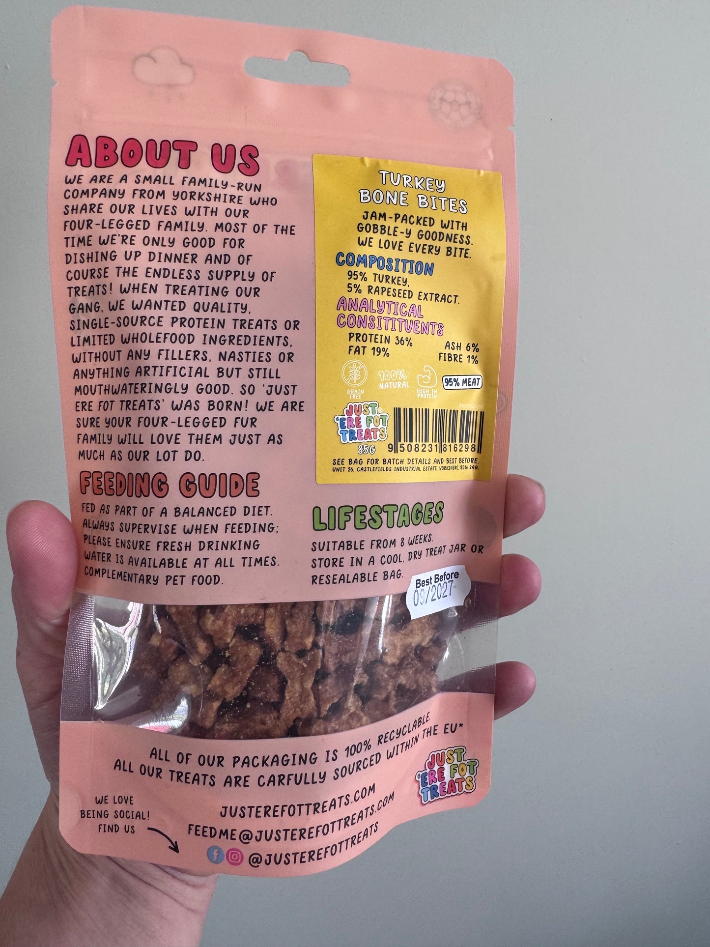 Just Ere Fot Treats - Bone Bites