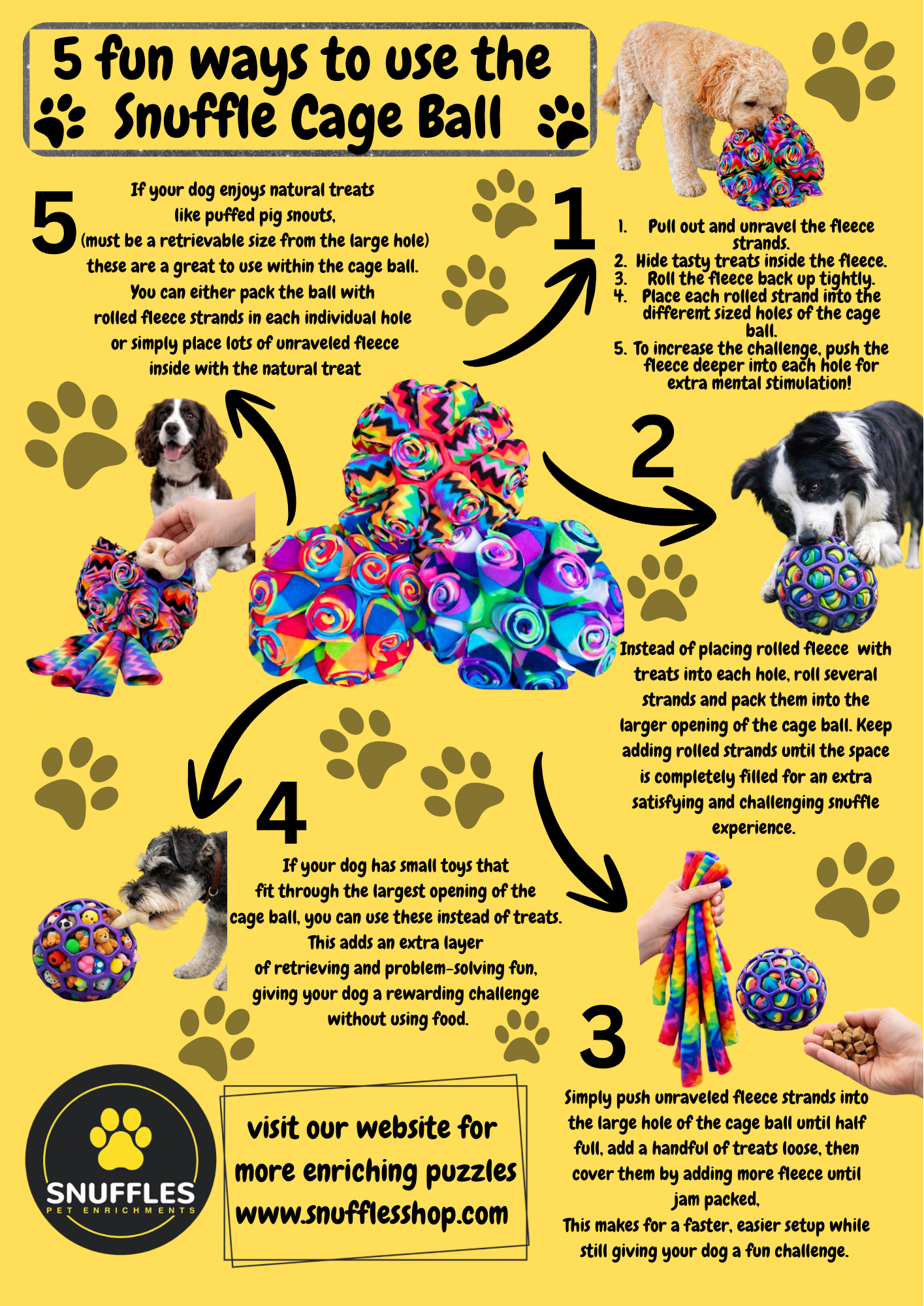 Custom Coloured Snuffle Cage Ball