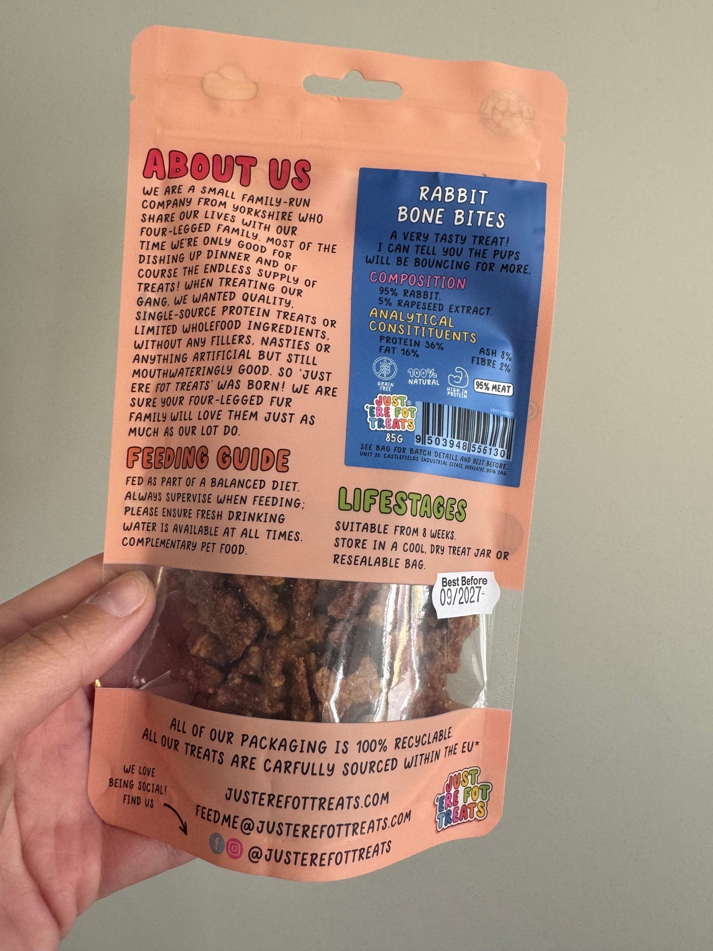 Just Ere Fot Treats - Bone Bites