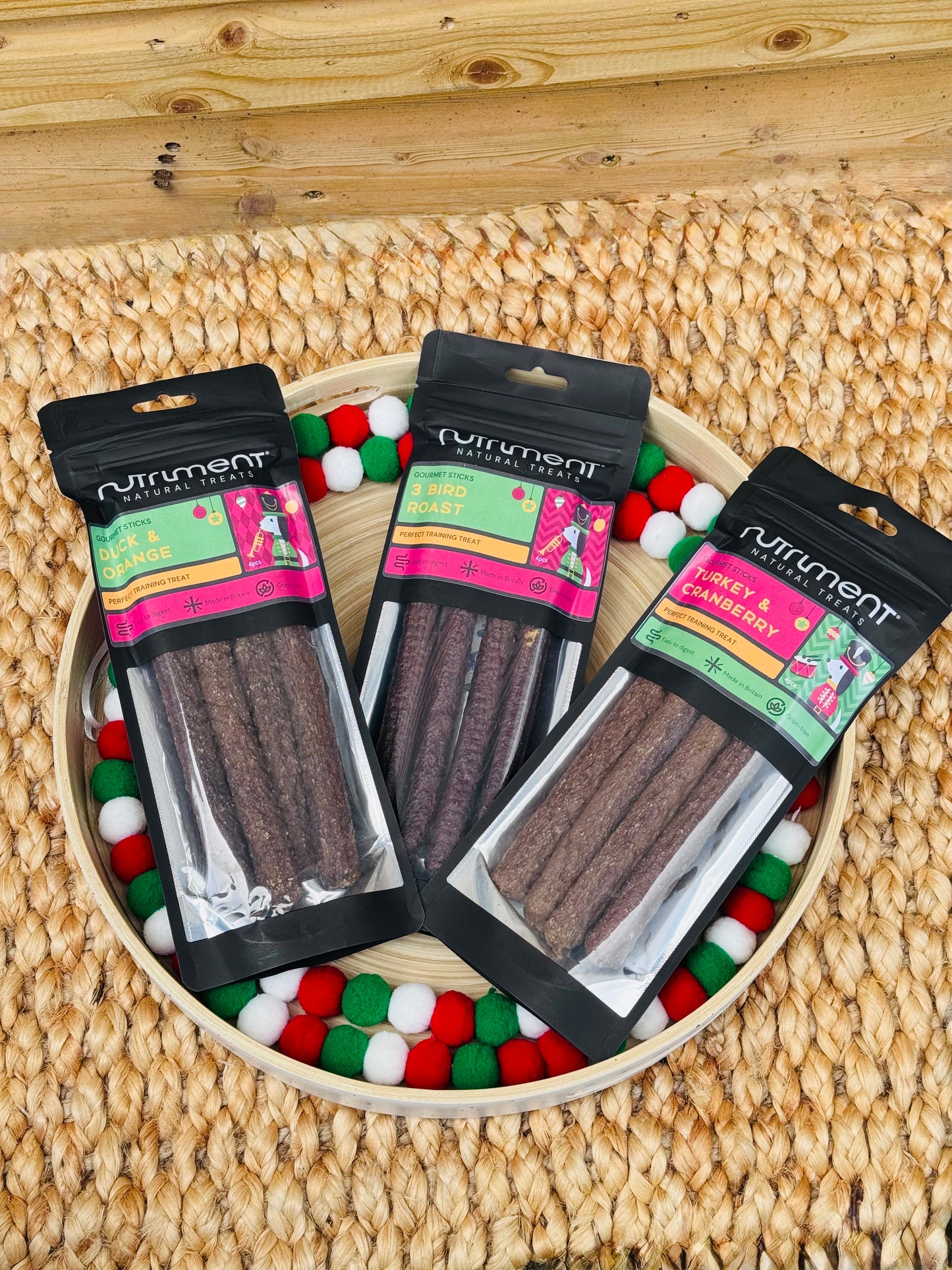 3 Festive Flavoured Gourmet Sausages (Free Postage)