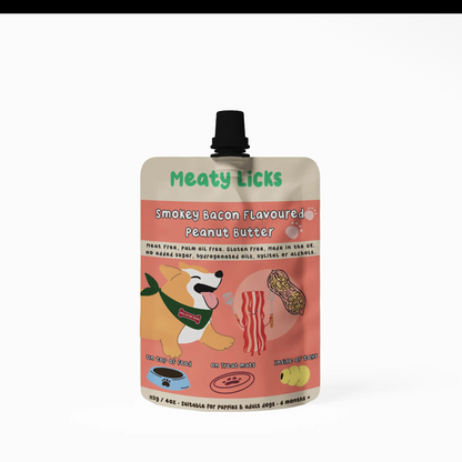 Meaty Licks Peanut Butter Sachets