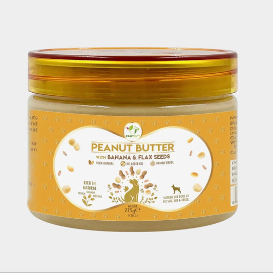 Peanut Butter With Banana & Flax Seeds