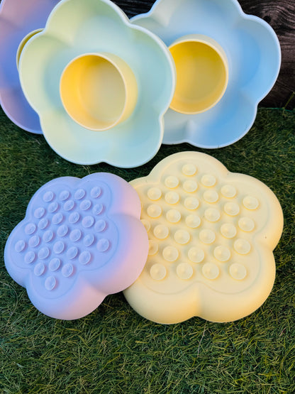 Flower Feast Enrichment Bowl, 2 Sizes Available (Free Postage)