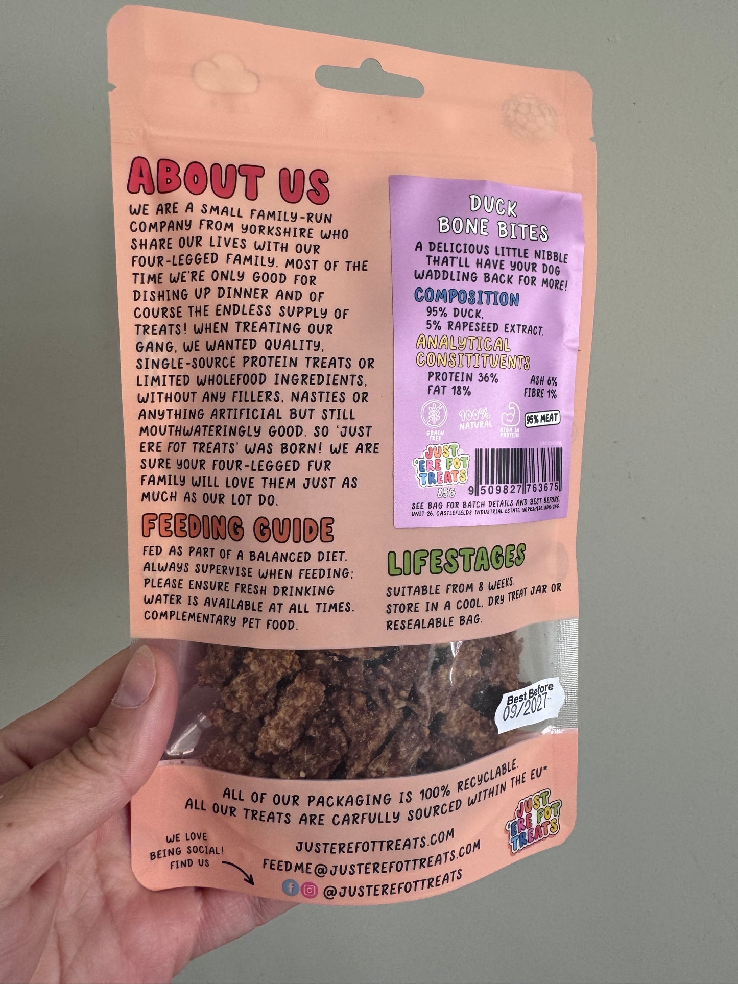 Just Ere Fot Treats - Bone Bites