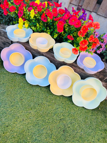 Flower Feast Enrichment Bowl, 2 Sizes Available (Free Postage)