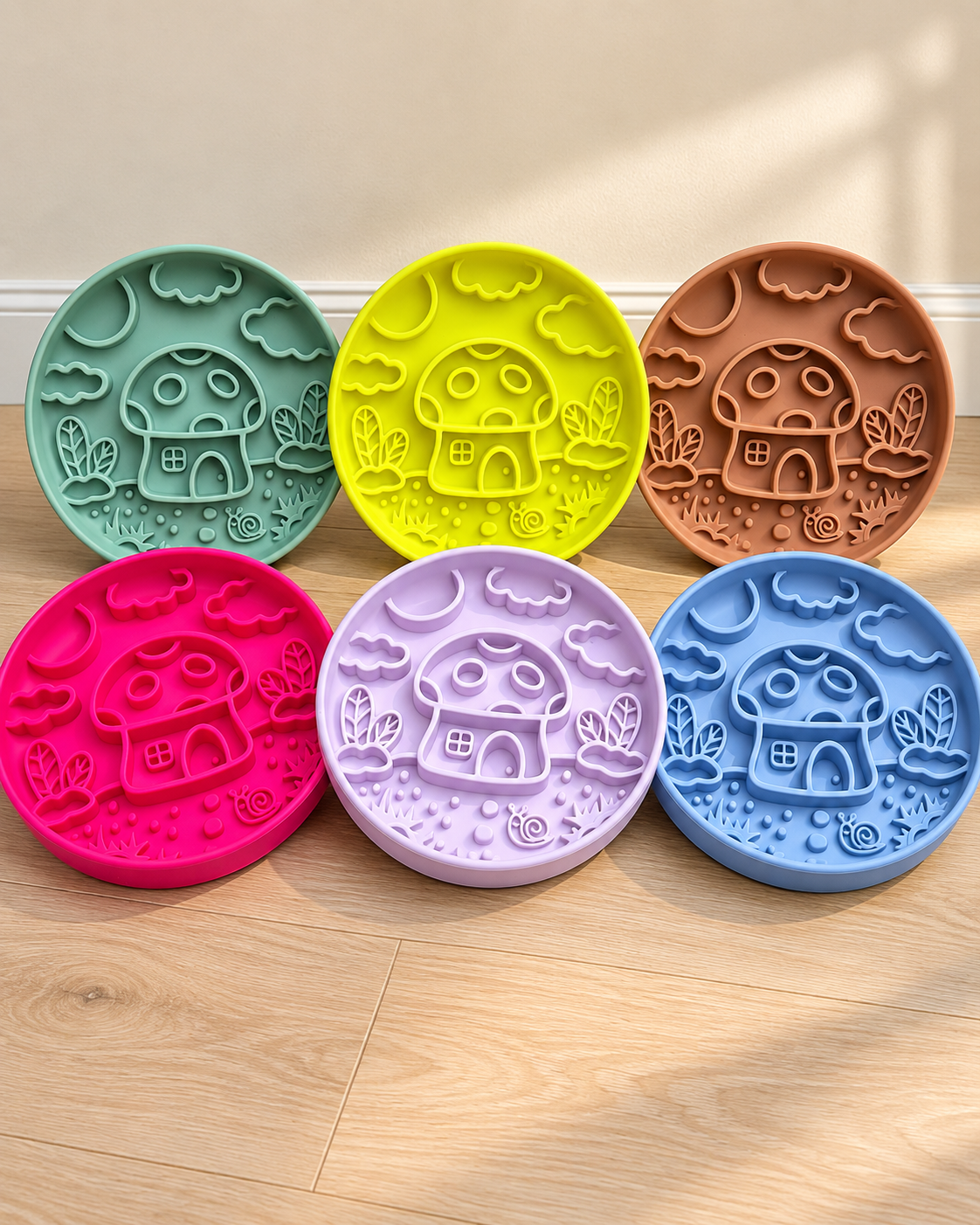 Mushroom Enrichment Feeder Bowl (With 4 Exclusive To Snuffles Colours)