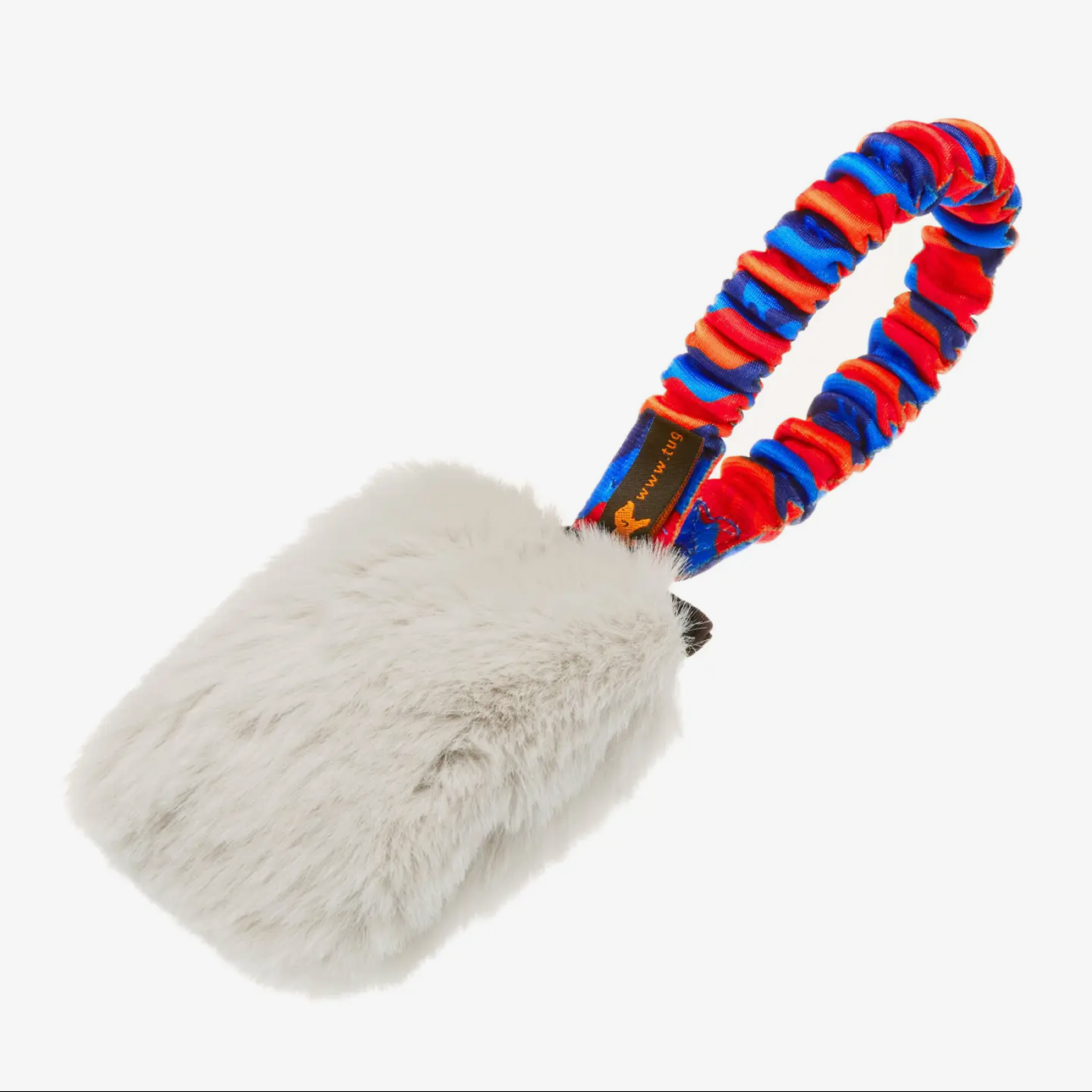 Faux Fur Pocket Size Squeaky Bungee, Tug-E-Nuff Range