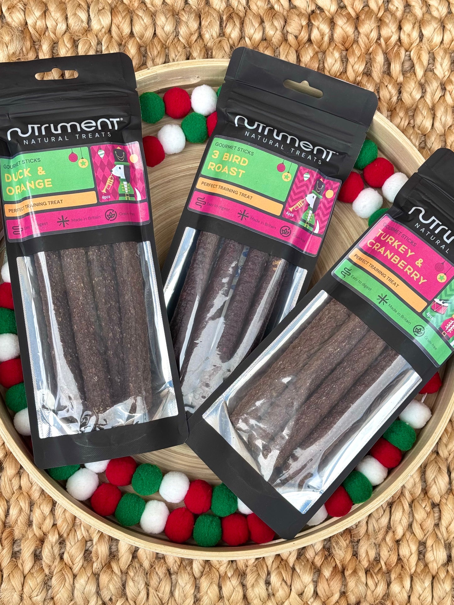 3 Festive Flavoured Gourmet Sausages (Free Postage)