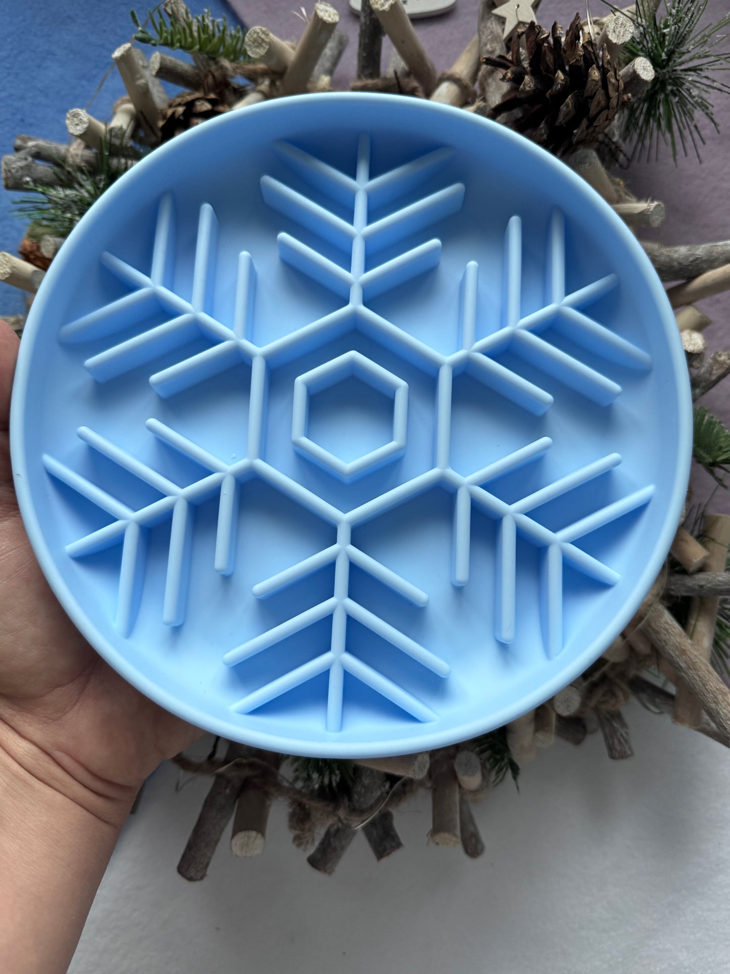 Christmas Snowflake Enrichment Bowl ( Free Postage)