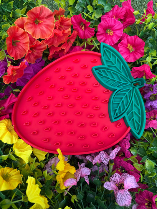 Strawberry Lick Mat (Free Postage)